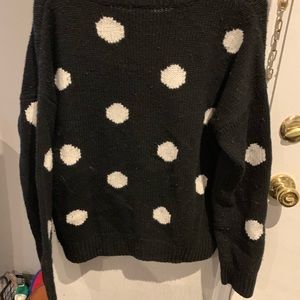 Polka dot sweater
